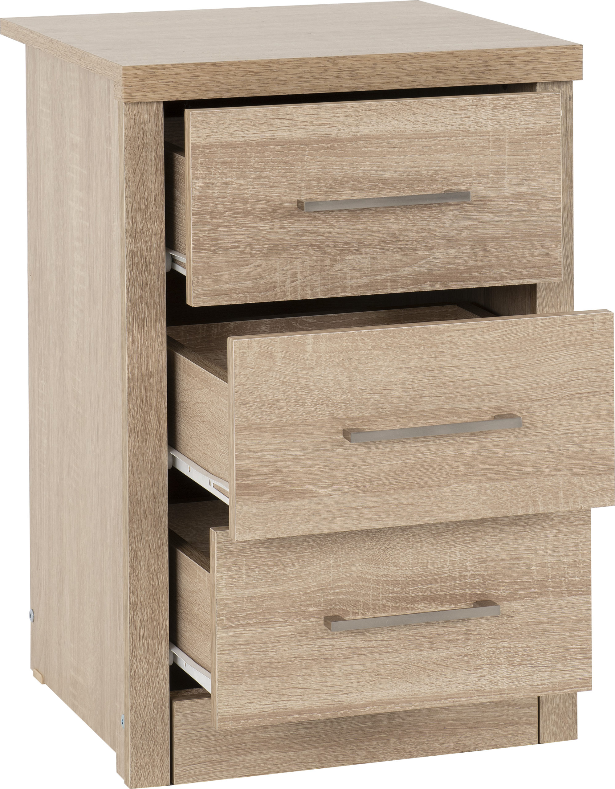 light oak effect bedside cabinet